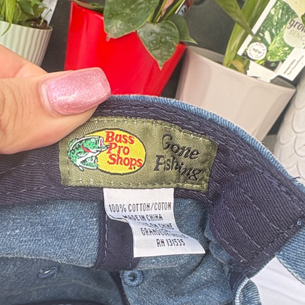 Bass Pro Shops Denim Blue Caps - Picture 2 of 5